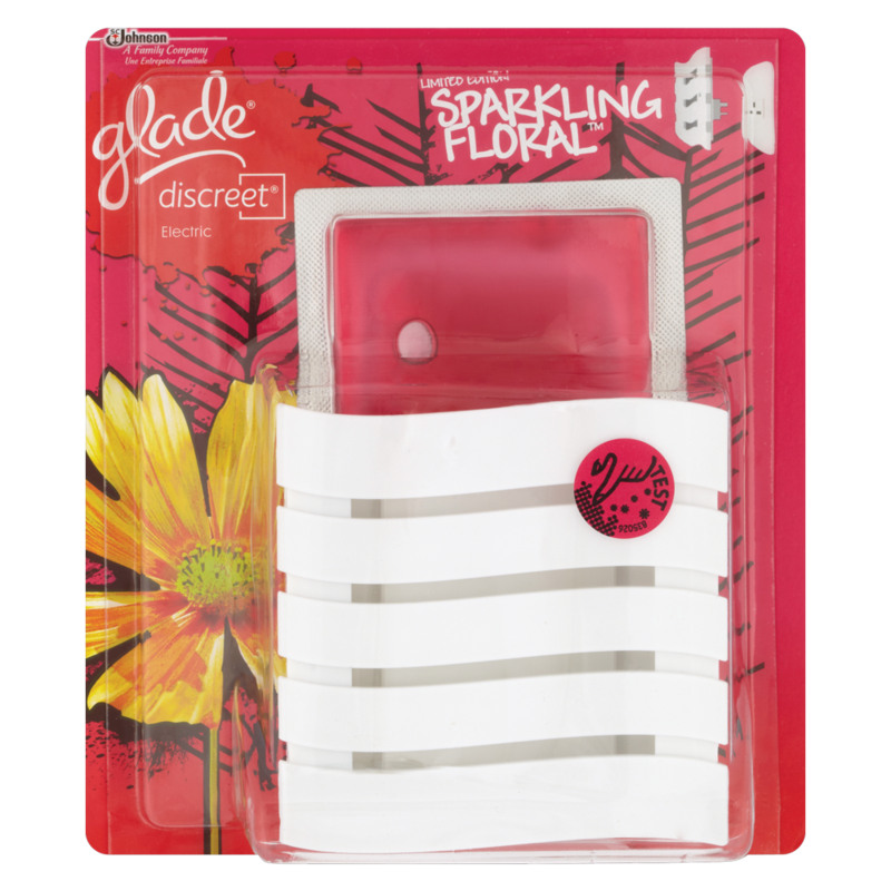 Glade Limited Edition Discreet Sparkling Floral 8g Glade Limited Edition Discreet Sparkling Floral 8g
