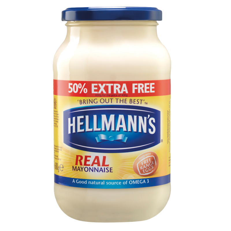 Hellmanns Real 50 Extra Free