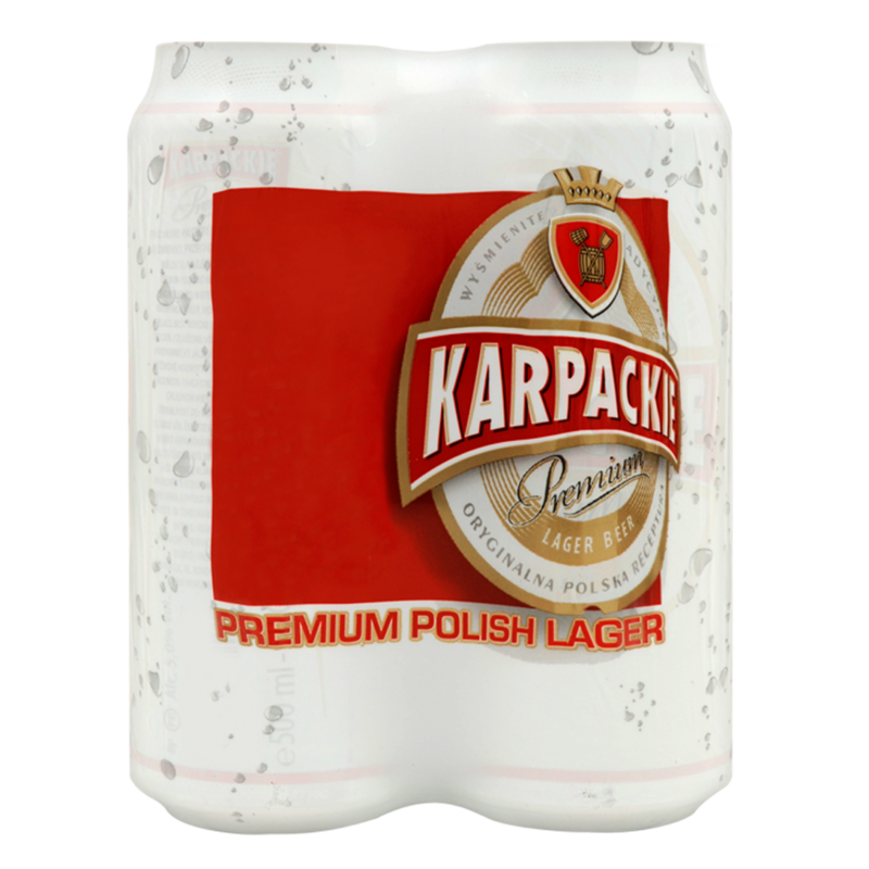 Karpackie Premium Polish Lager CanPack 4 x 500ml