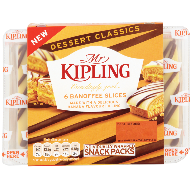 Mr.Kipling Exceedingly Good Banoffee Slices