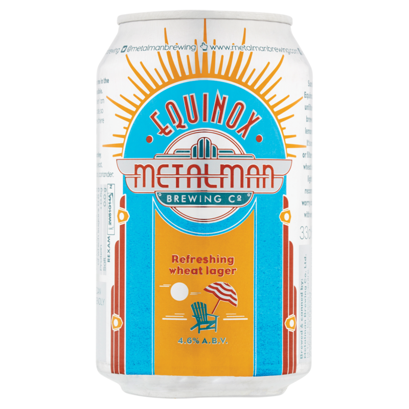 Metalman Brewing Co Equinox Refreshing Wheat Lager 0797776037582