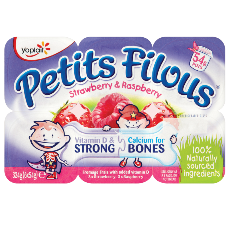 Yoplait Petits Filous Strawberry Raspberry
