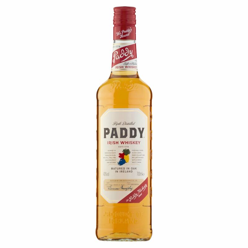Paddy Triple Distilled Irish Whiskey 70cl