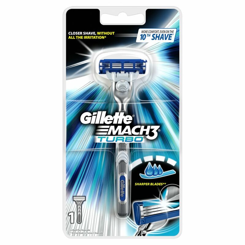 Gillette Mach3 Turbo Men's Razor Gillette Mach3 Turbo Men's Razor