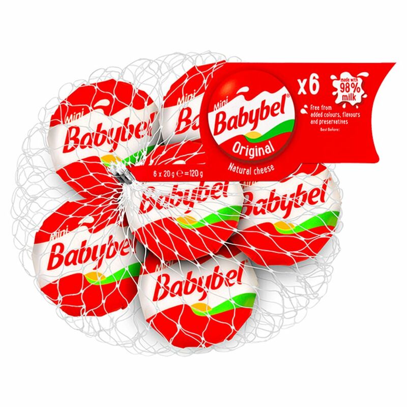 Babybel Mini Original Natural Cheese Snacks 6 x 20g (120g) Babybel Mini Original Natural Cheese Snacks 6 x 20g (120g)