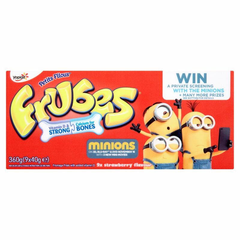 Frubes Strawberry Flavour Yogurt 9 x 40g