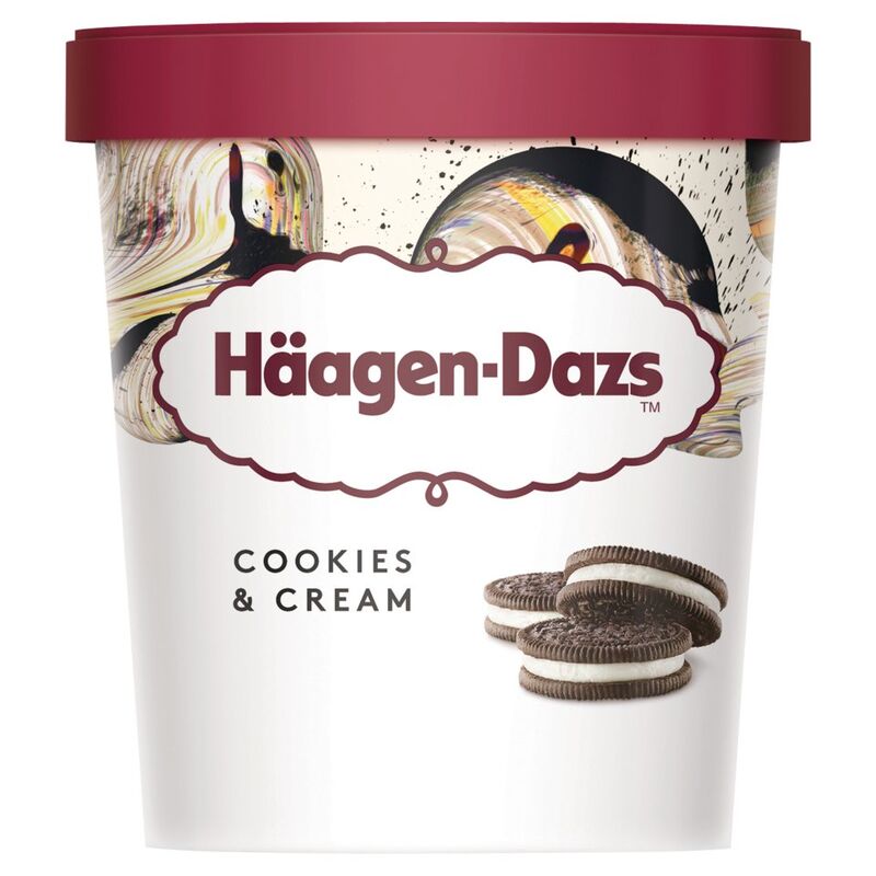 Häagen-Dazs Cookies & Cream Ice Cream 460ml