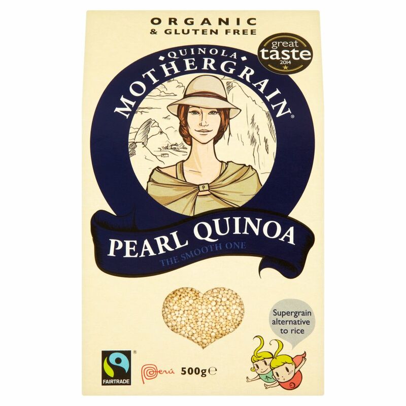Quinola Mothergrain Fairtrade Pearl Quinoa The Smooth One 500g Quinola Mothergrain Fairtrade Pearl Quinoa The Smooth One 500g