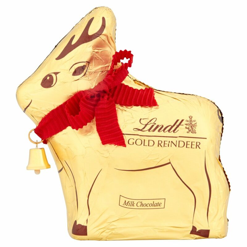 Lindt Gold Reindeer Milk Chocolate 100g