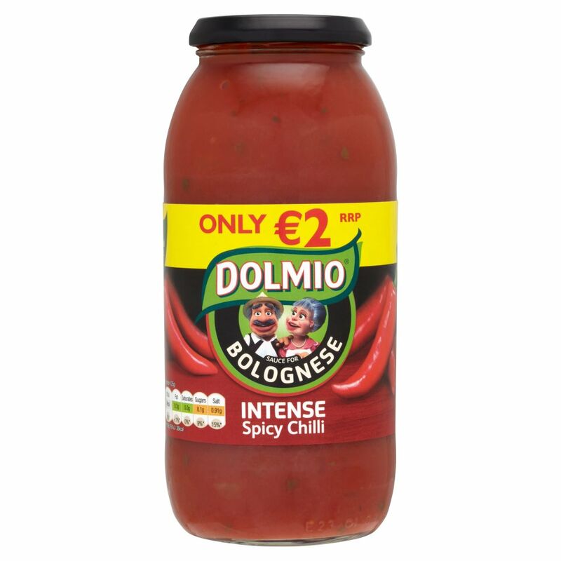 DOLMIO® Sauce for Bolognese Intense Spicy Chilli 750g DOLMIO® Sauce for Bolognese Intense Spicy Chilli 750g