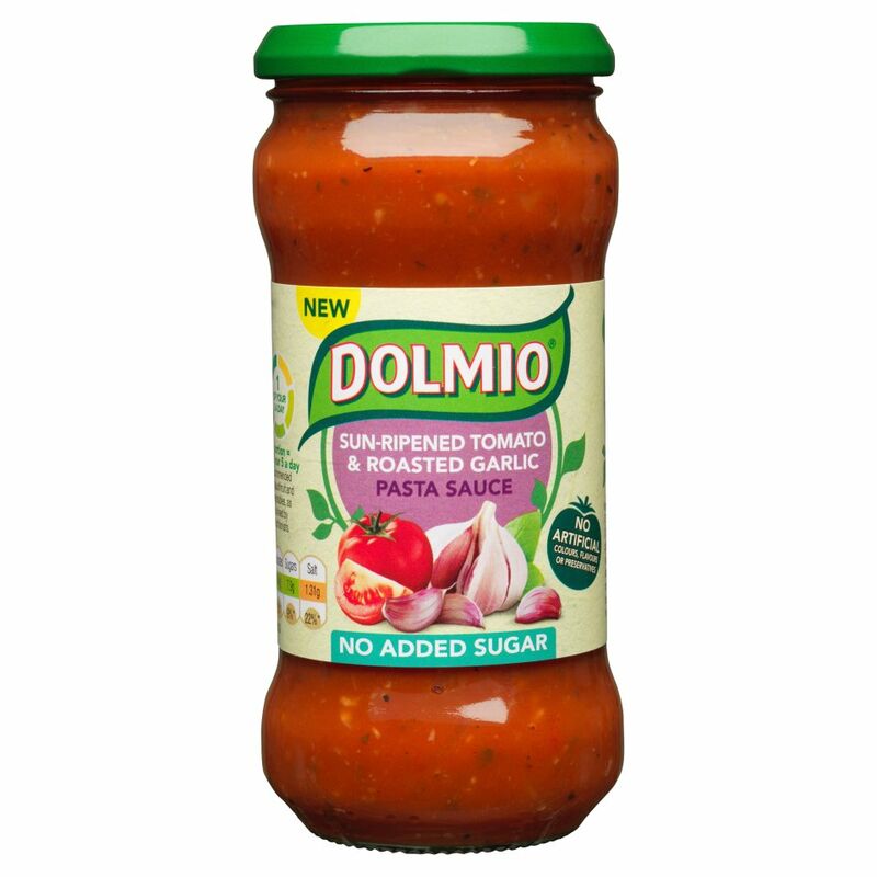 DOLMIO® Sun-Ripened Tomato & Roasted Garlic Pasta Sauce 350g DOLMIO® Sun-Ripened Tomato & Roasted Garlic Pasta Sauce 350g