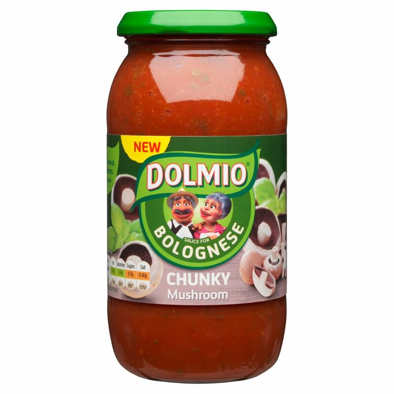 DOLMIO® Sauce for Bolognese Chunky Mushroom 500g DOLMIO® Sauce for Bolognese Chunky Mushroom 500g