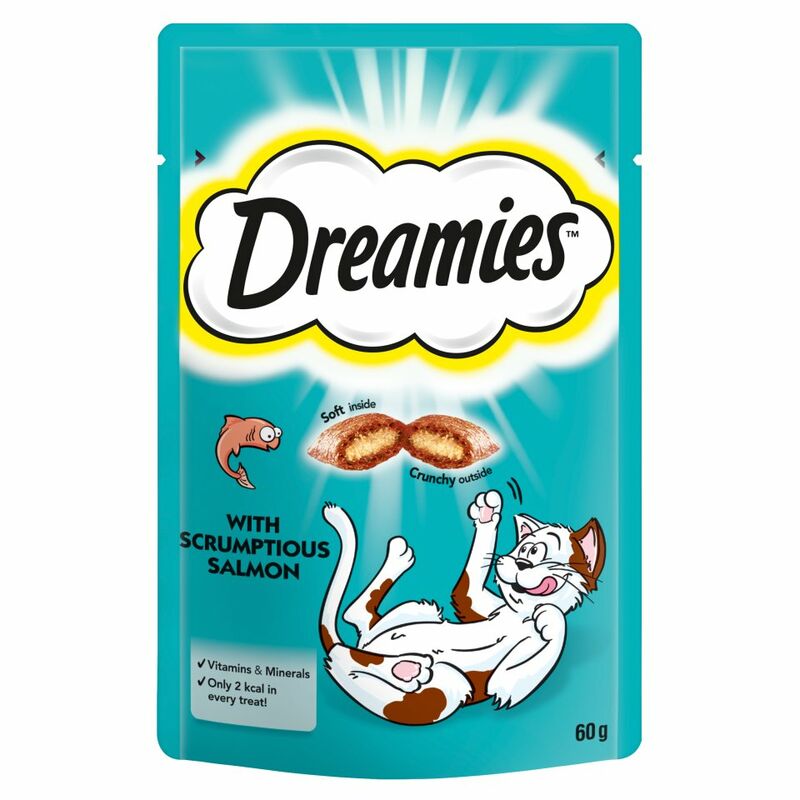 DREAMIES™ Cat Treats with Salmon 60g DREAMIES™ Cat Treats with Salmon 60g