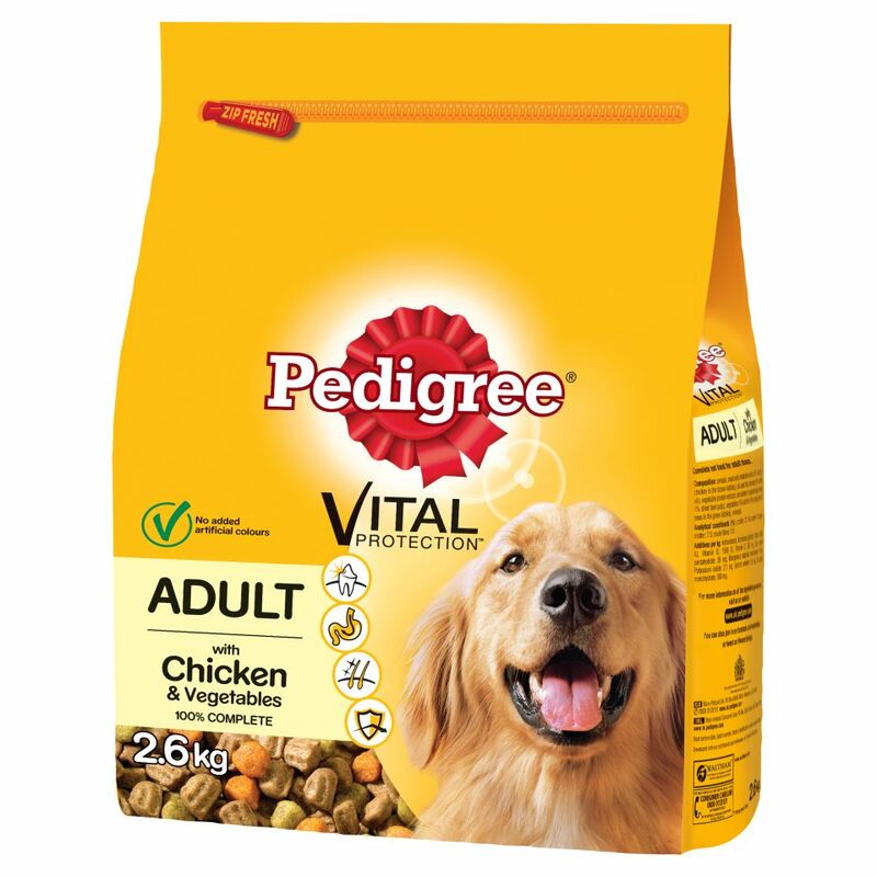 PEDIGREE Dog Complete Dry with Chicken and Vegetables 2.6kg