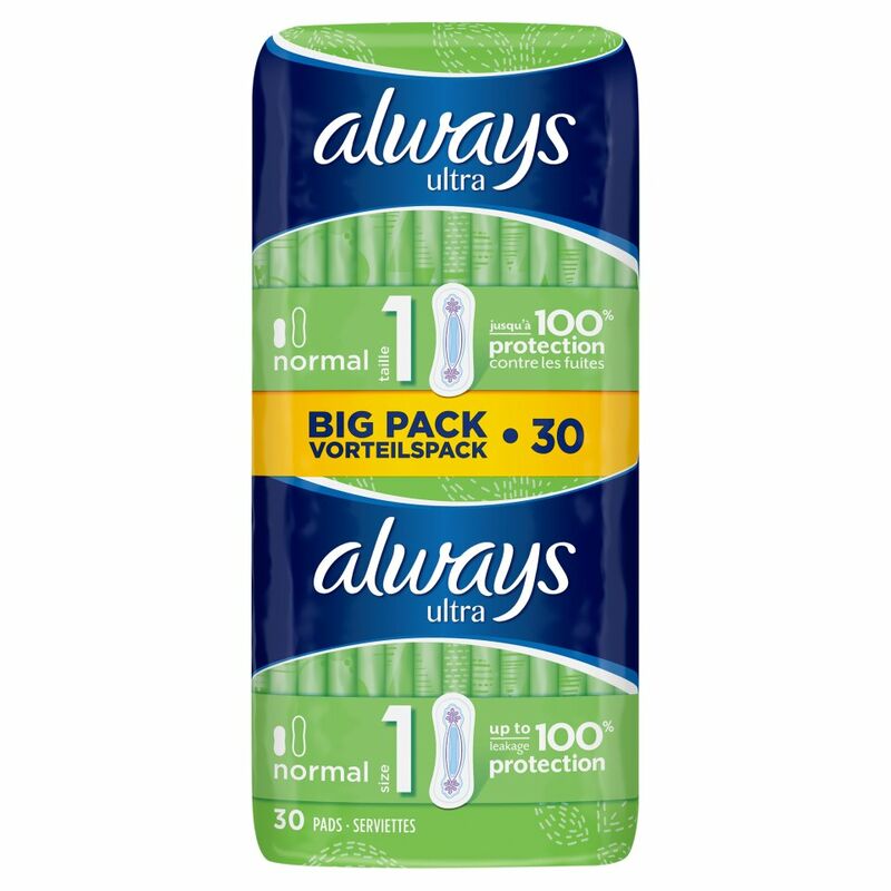 Always Ultra Normal (Size 1) Sanitary Towels 30 Pads