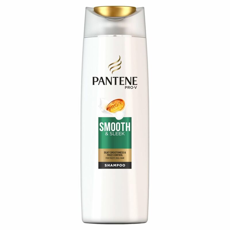 Pantene Pro-V Smooth & Sleek Shampoo For Frizzy, Dull Hair 400ML