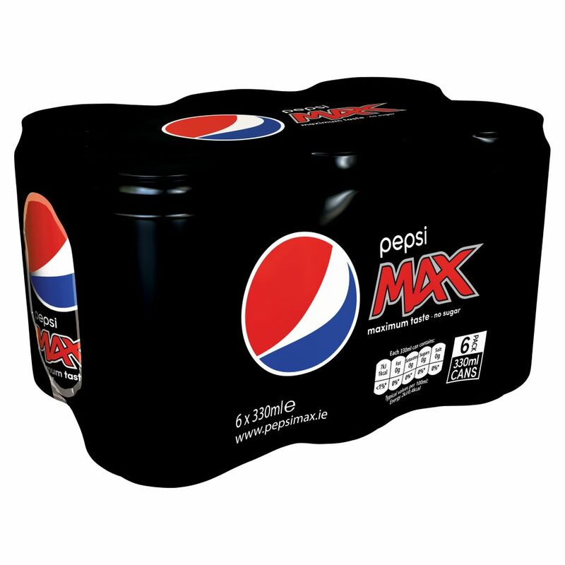Pepsi Max 6 x 330ml Pepsi Max 6 x 330ml