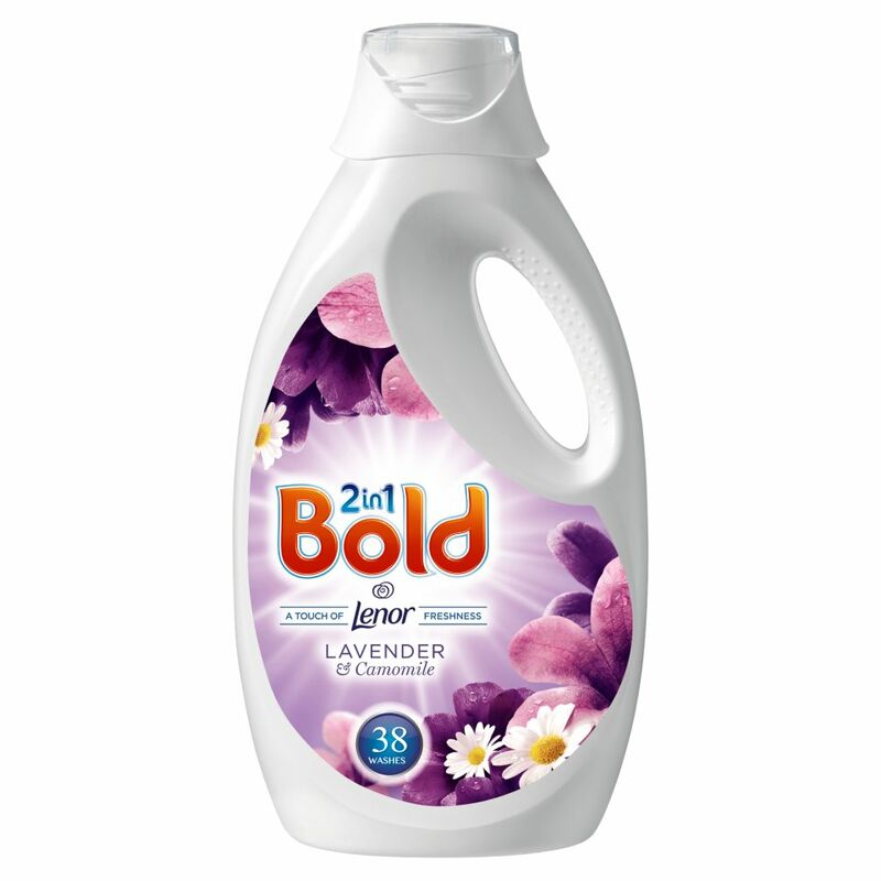 Bold 2in1 Washing Liquid Lavender & Camomile 1.9L 38 Washes Bold 2in1 Washing Liquid Lavender & Camomile 1.9L 38 Washes