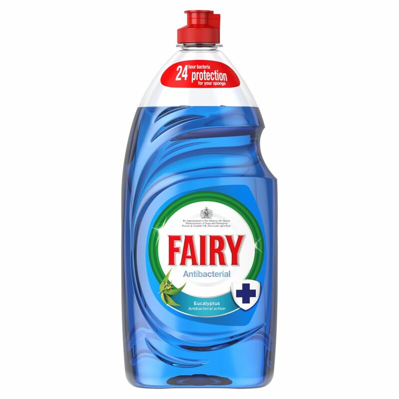 Fairy Antibacterial Washing Up Liquid Eucalyptus 820ML Fairy Antibacterial Washing Up Liquid Eucalyptus 820ML