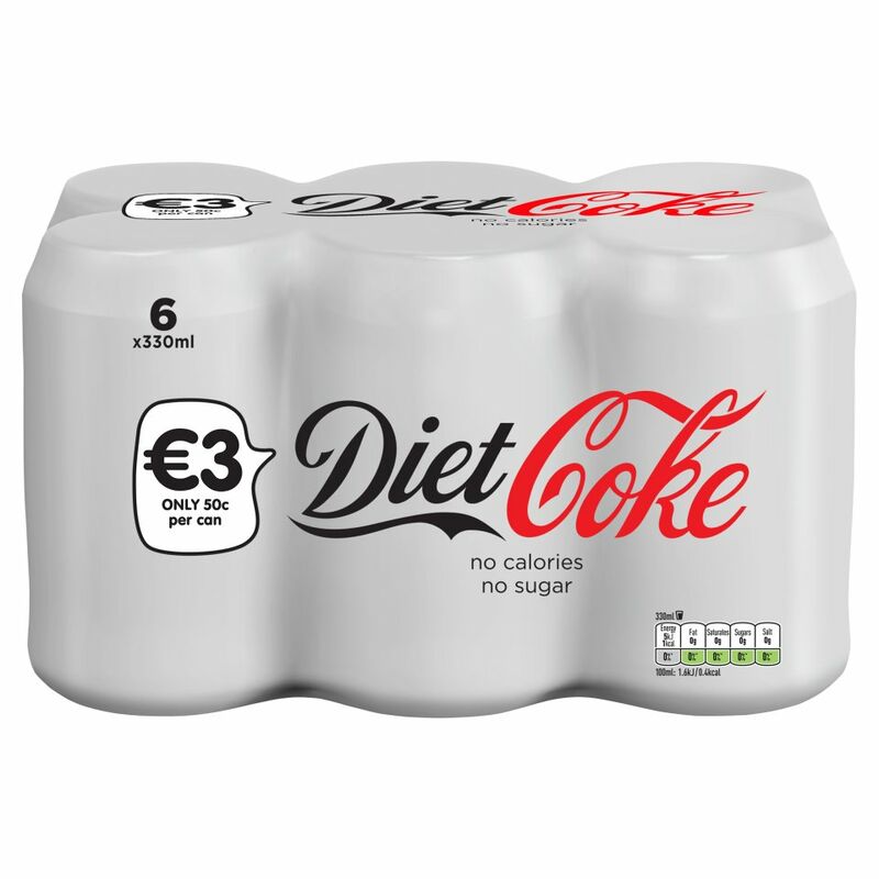 Diet Coke 6 x 330ml €3