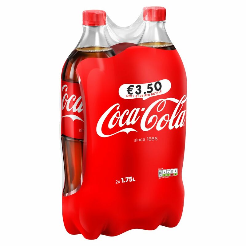 Coca-Cola 2 x 1.75L €3.50