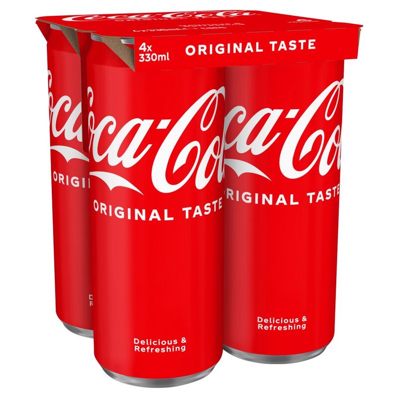 Coca-Cola Original Taste 4 x 330ml