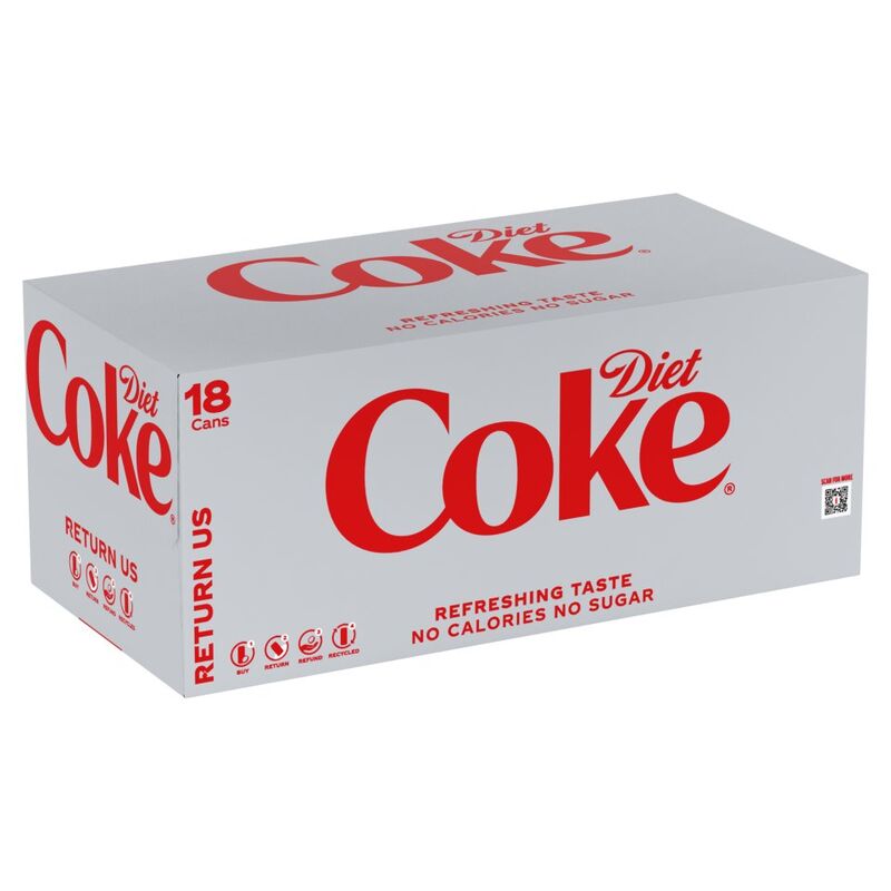 Diet Coke Refreshing Taste 18 × 330ml