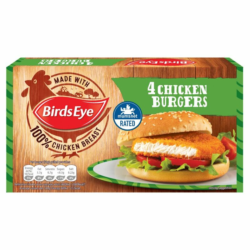 Birds Eye 4 Chicken Burgers 200g Birds Eye 4 Chicken Burgers 200g