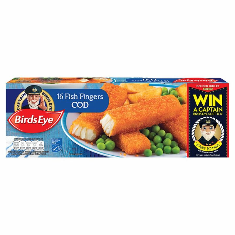 Birds Eye 16 Fish Fingers Cod 448g