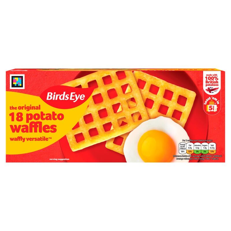 Birds Eye 18 The Original Potato Waffles 1.02kg