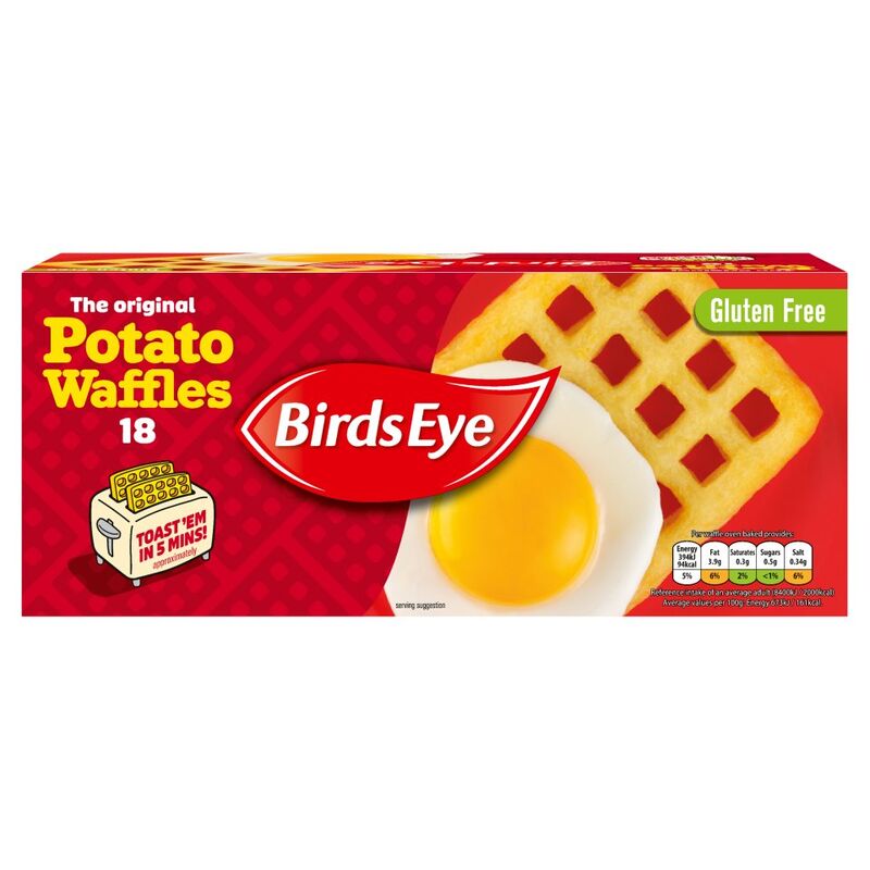 Birds Eye 18 The Original Potato Waffles 1.02kg