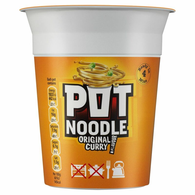 Pot Noodle Standard Original Curry 90g Pot Noodle Standard Original Curry 90g