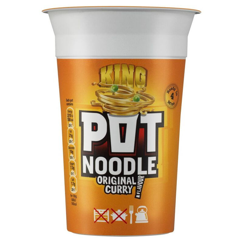 Pot Noodle King Original Curry