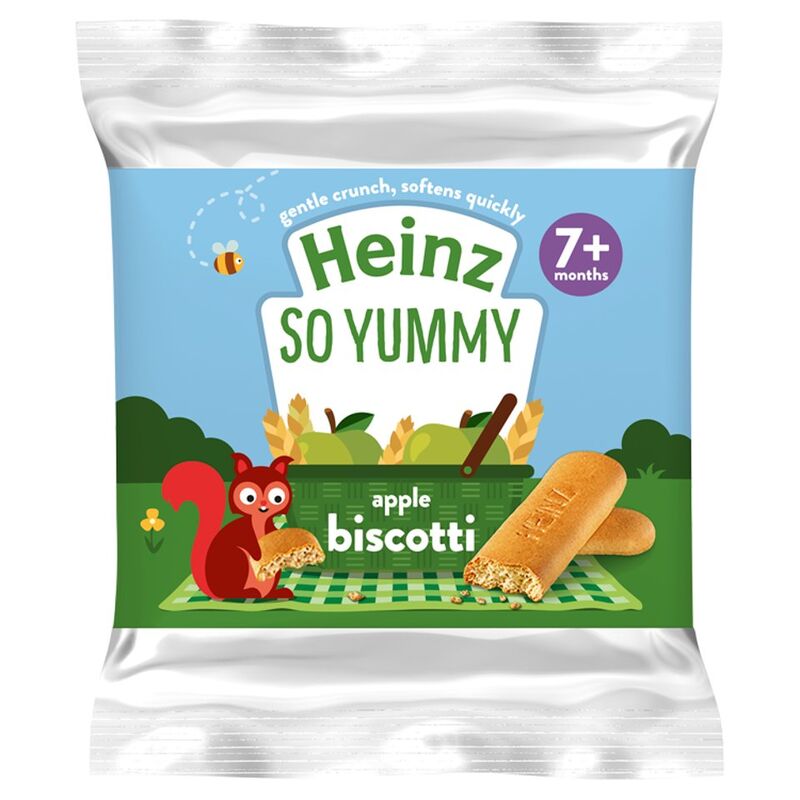 Heinz So Yummy Apple Biscotti 7+ Months 60g