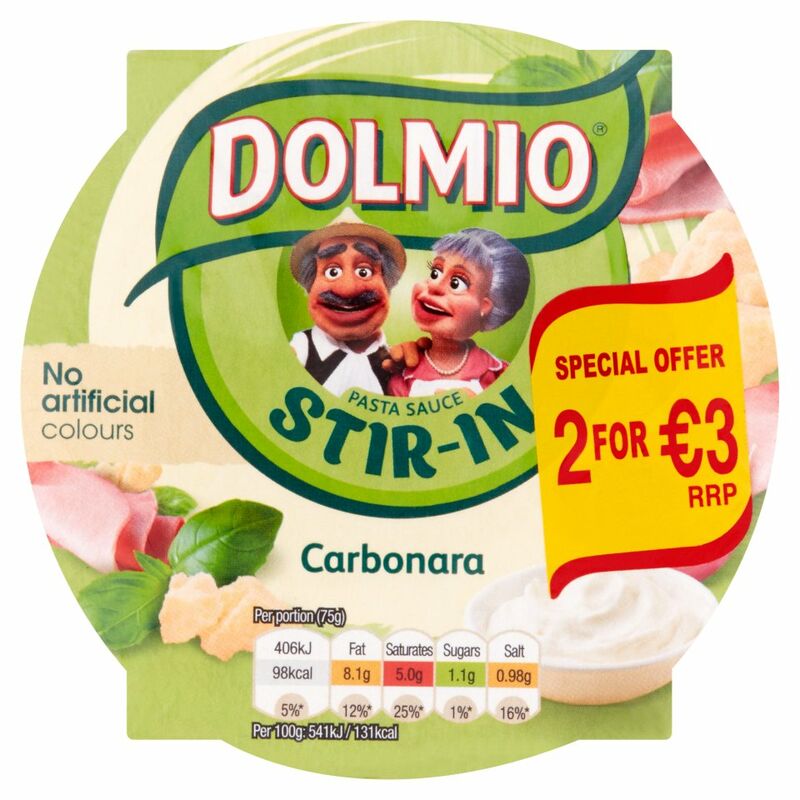 DOLMIO® Pasta Sauce Stir-In Carbonara 150g DOLMIO® Pasta Sauce Stir-In Carbonara 150g