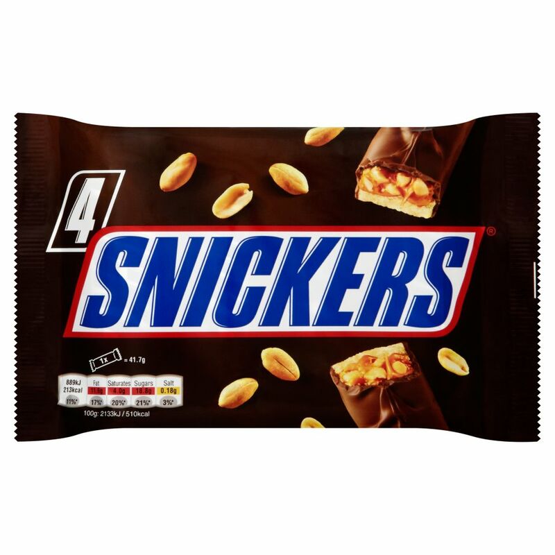 SNICKERS® 4 x 41.7g (166.8g)