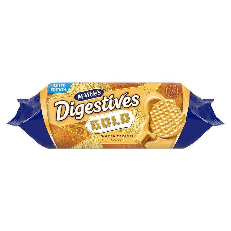 McVitie's Limited Edition Golden Caramel Flavour Digestives 232g