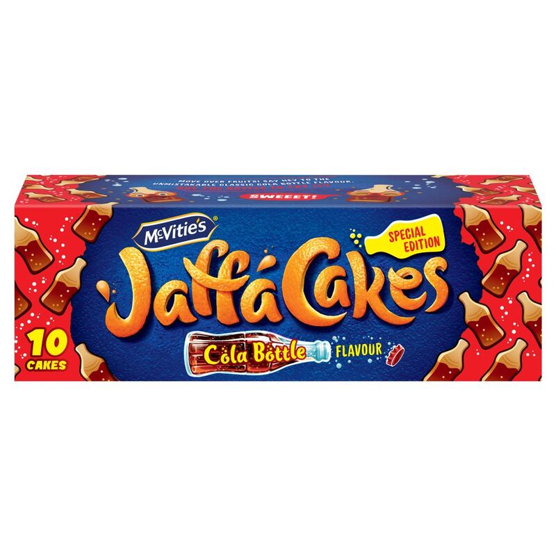 McVitie's Special Edition 10 Cola Bottle Flavour Jaffa Cakes