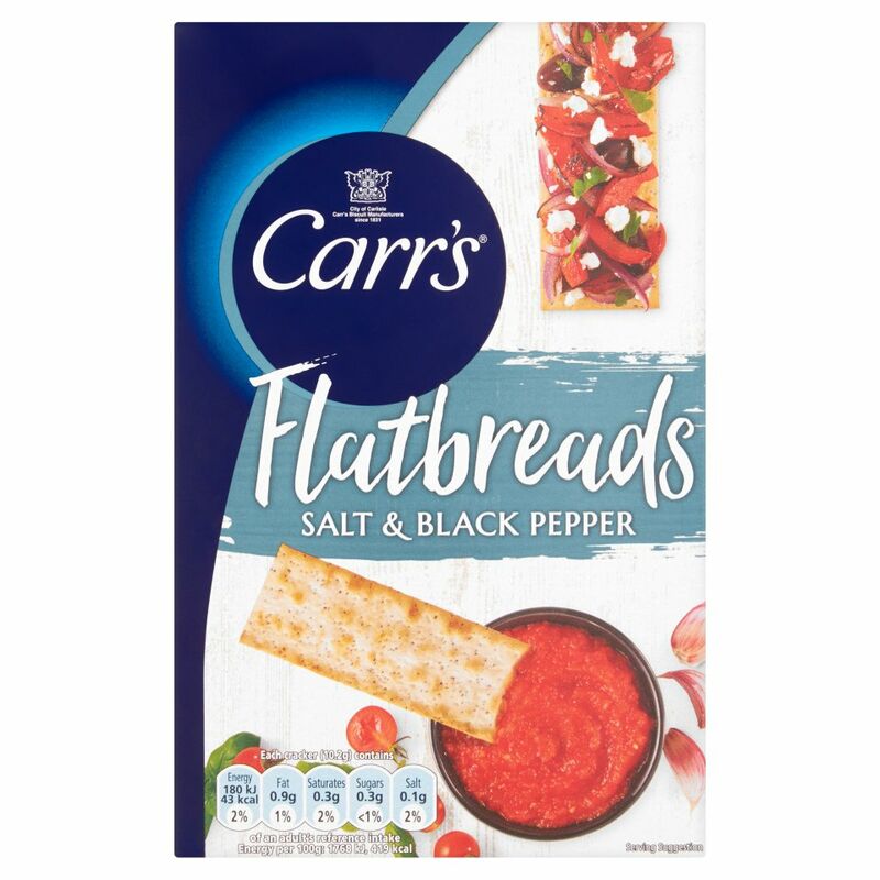 Carr's Flatbreads Salt & Black Pepper 150g