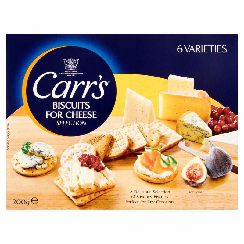 Carr's Biscuits for Cheese Selection 6 Varieties 200g
