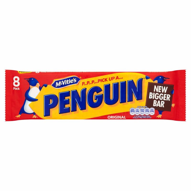 McVitie's Penguin Original 8 x 24.6g (196.8g)