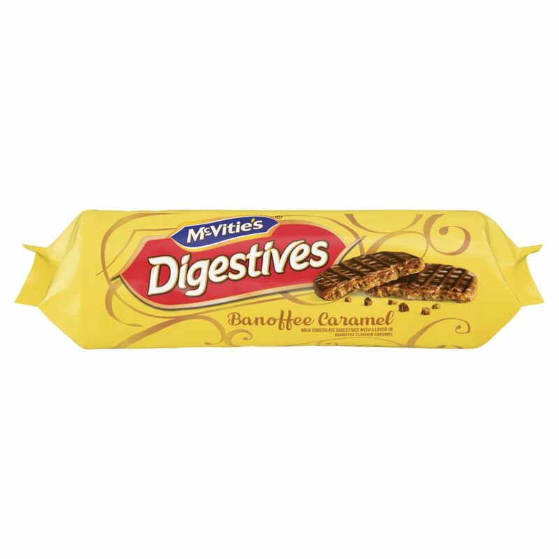 McVitie's Milk Chocolate Digestives Banoffee Caramel 267g