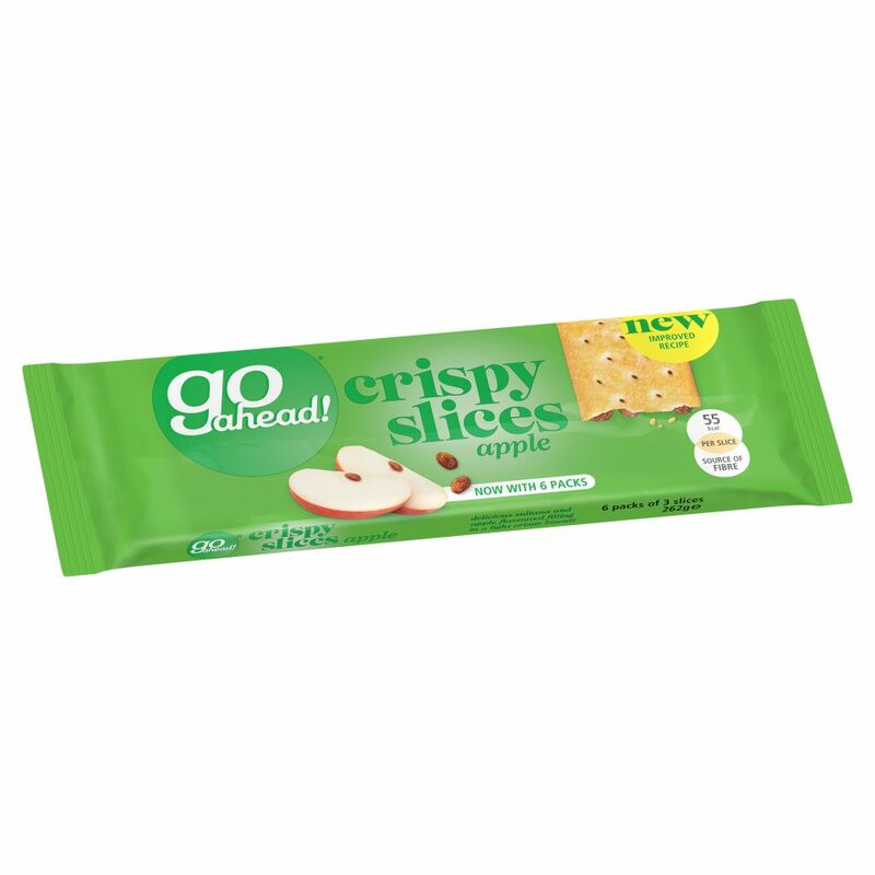 Go Ahead! Crispy Slices Apple 6 Packs of 3 Slices 262g