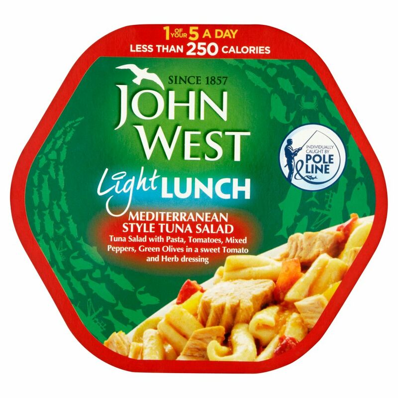 John West Light Lunch Mediterranean Style Tuna Salad 220g