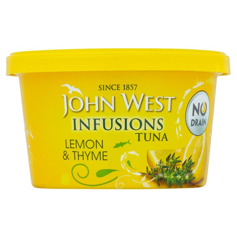 John West Infusions No Drain Tuna Lemon & Thyme 80g