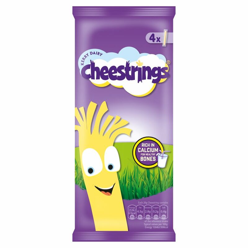 Kerry Dairy 4 Cheestrings 80g