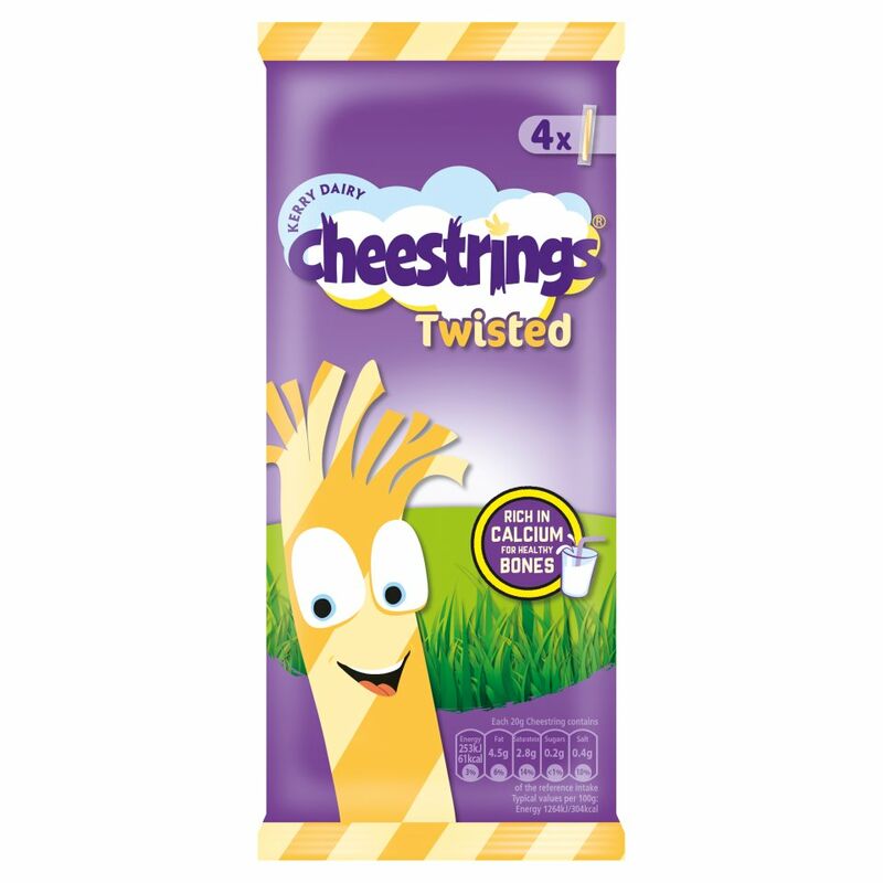 Kerry Dairy 4 Cheestrings Twisted 80g