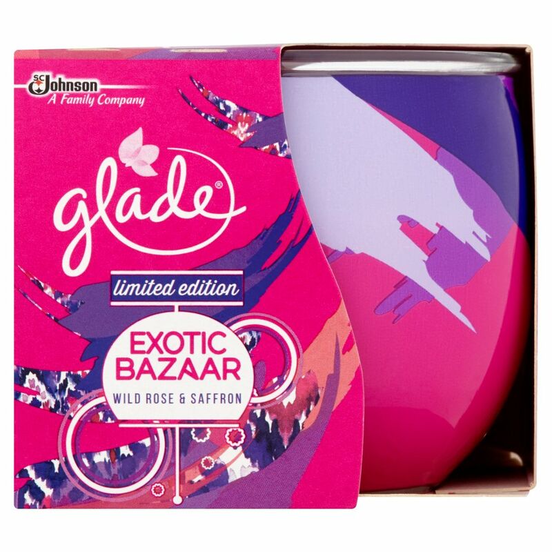 Glade Limited Edition Candle Exotic Bazaar 120g Glade Limited Edition Candle Exotic Bazaar 120g