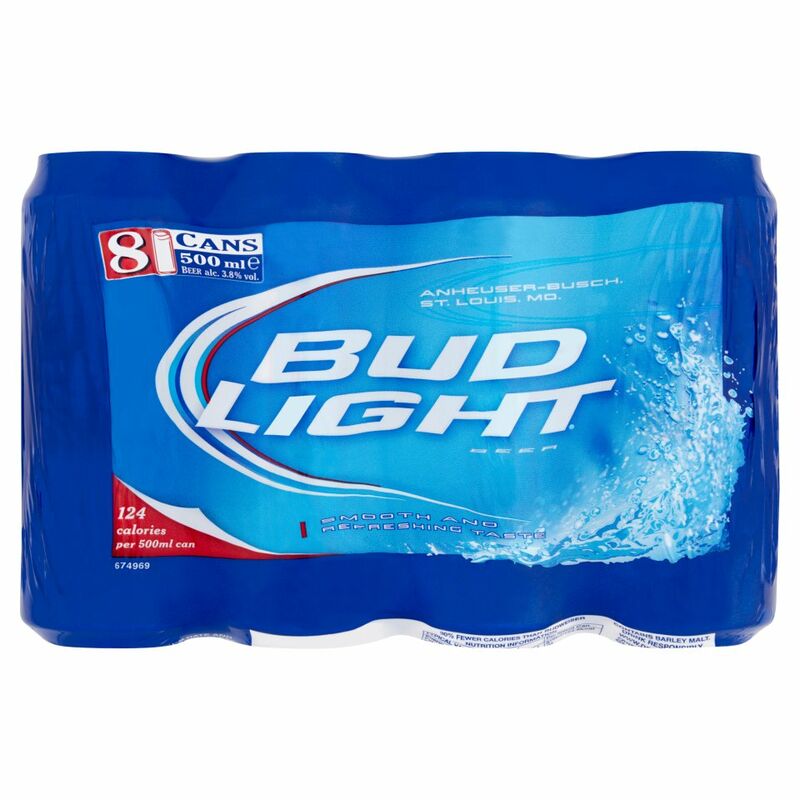 Bud Light 8 x 500ml