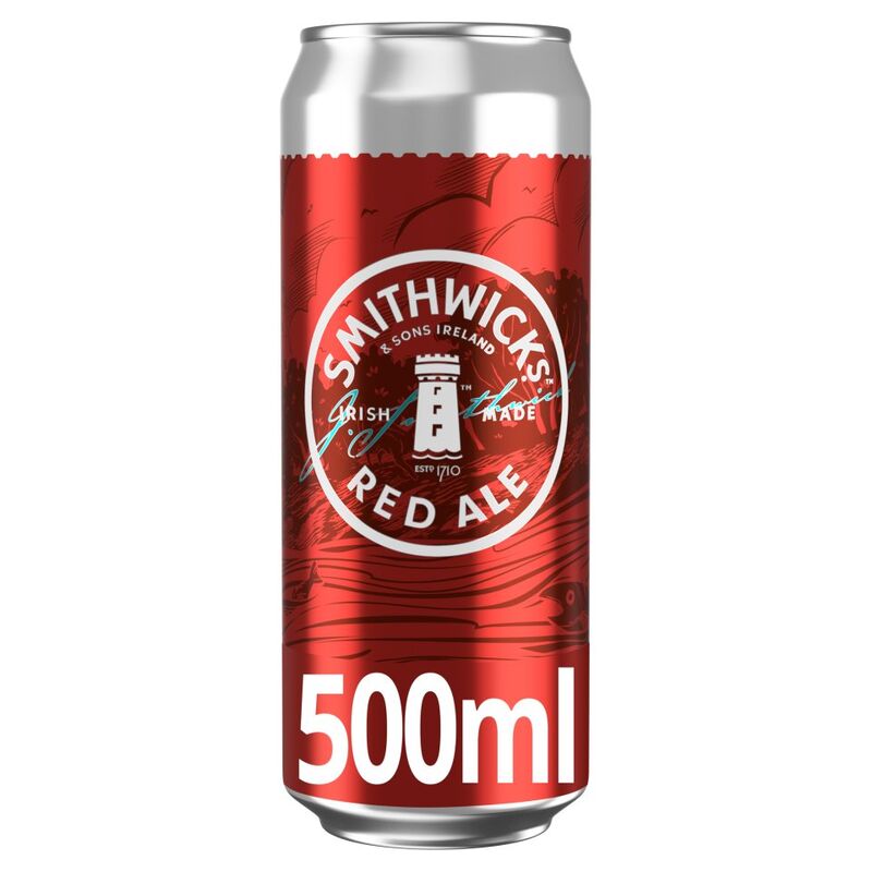 Smithwicks Red Ale Beer 8x500ml Can